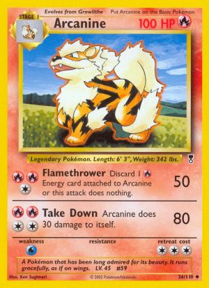Arcanine - 36 - Legendary Collection|Arcanine - 36/110 - Revers Holo - Legendary Collection