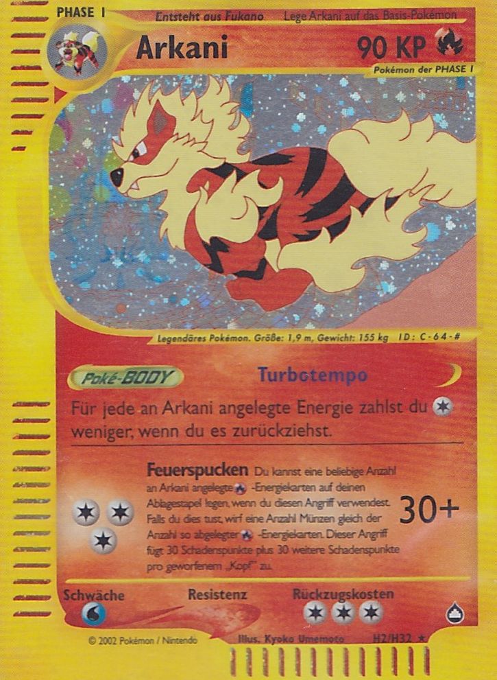 Arcanine - H2 - Aquapolis