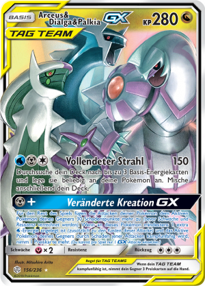 Arceus & Dialga & Palkia-GX - 156 - Welten im Wandel
