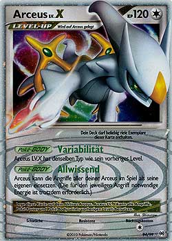 Arceus LV.X - 94 - Arceus