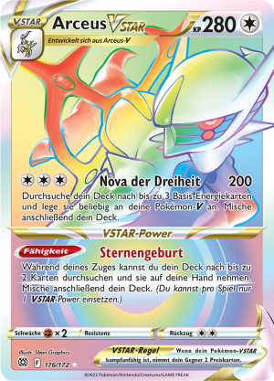 Arceus VSTAR - 176 - Strahlende Sterne