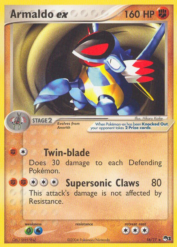 Armaldo ex - 16 - POP Series 1|Armaldo ex - 16 - holo - POP Series 1