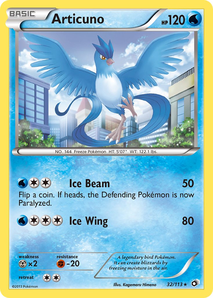 Articuno - 32 - Legendary Treasures