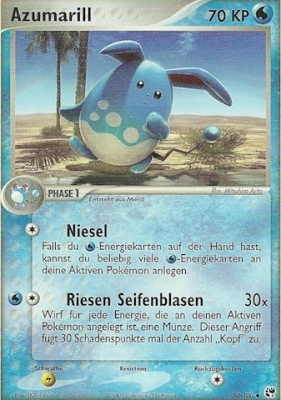 Azumarill - 30 - Sandsturm