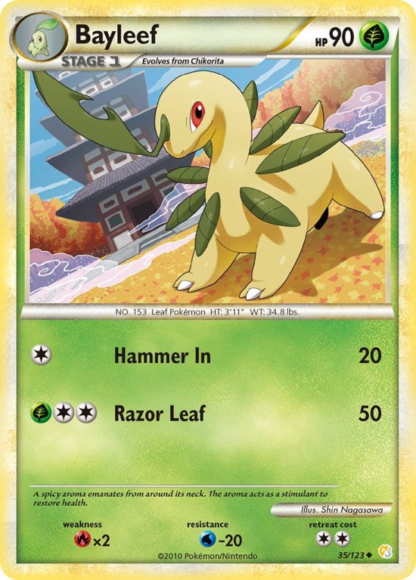 Bayleef 35/123 Wert, Bild, Künstler & Seltenheit Pokemonkarte.de