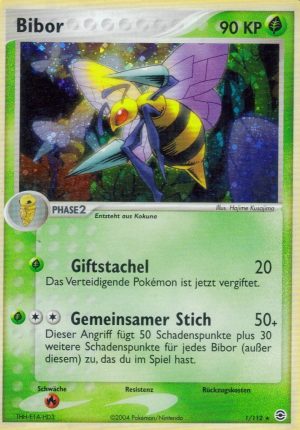 Beedrill - 1 - Feuerrot & Blattgrun