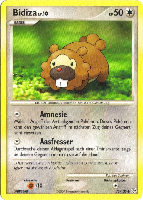 Bidoof - 70 - Diamant & Perl