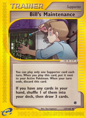 Bill’s Maintenance - Expedition Base set|Bill’s Maintenance - Expedition Base set - Reverse Holo