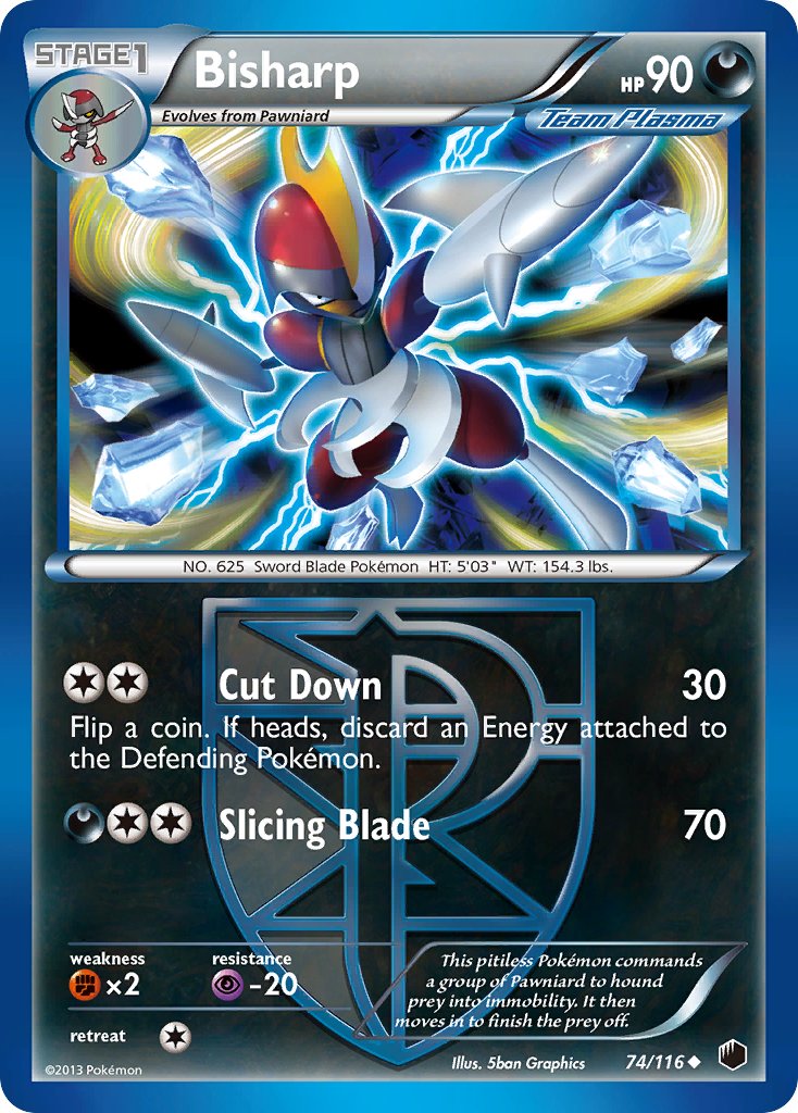 Bisharp - 74 - Plasma Freeze|Bisharp - 74 - reverse holo - Plasma Freeze