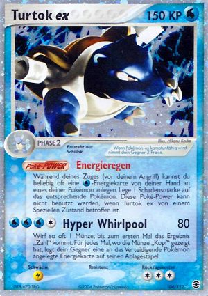 Blastoise ex - 104 - Feuerrot & Blattgrun