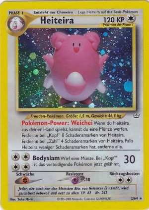 Blissey - 2 - Neo Revelation
