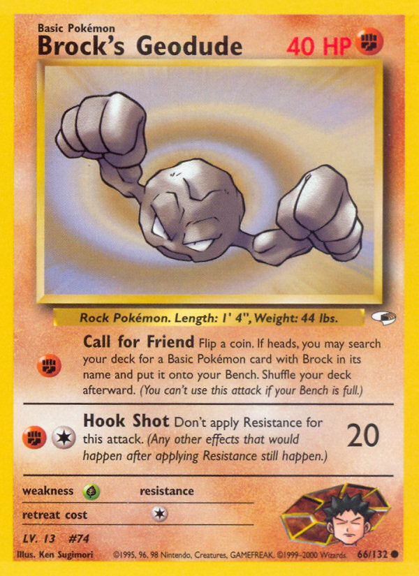 Brock’s Geodude - Gym Heroes - Unlimited|Brock’s Geodude - Gym Heroes - First Edition