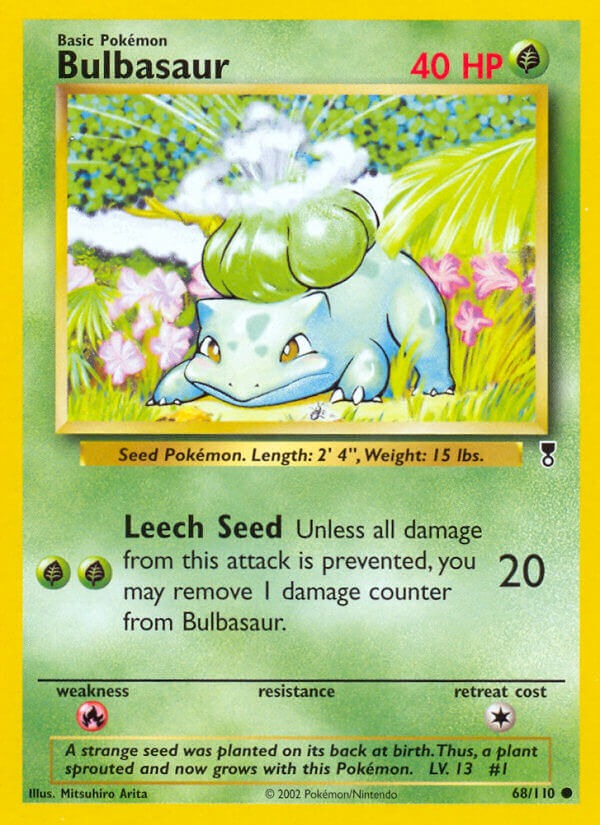 Bulbasaur - 68 - Legendary Collection|Bulbasaur - 68/110 - Revers Holo - Legendary Collection
