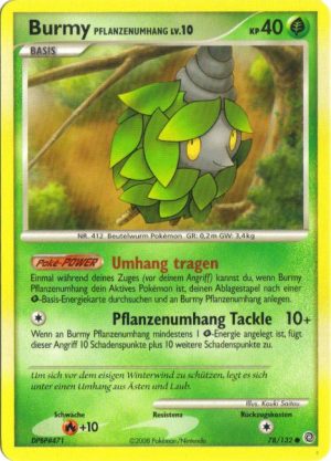 Burmy Plant Cloak - 78 - Ratselhafte Wunder