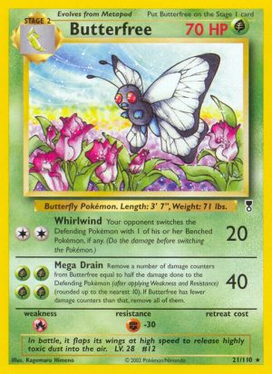 Butterfree - 21 - Legendary Collection|Butterfree - 21/110 - Revers Holo - Legendary Collection