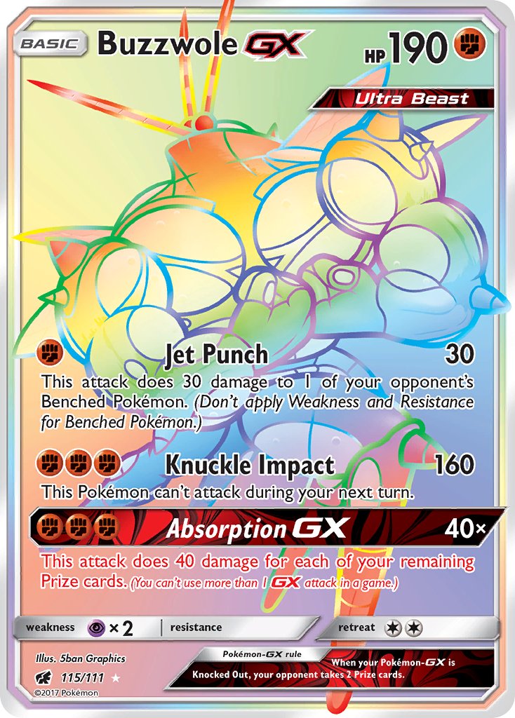 Buzzwole-GX - 115 - Crimson Invasion