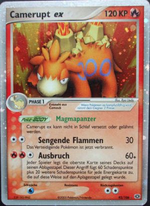 Camerupt ex - 92 - Smaragd