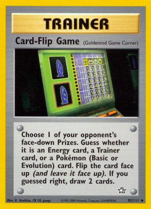 Card-Flip Game - Neo Genesis - Unlimited|Card-Flip Game - Neo Genesis - First Edition