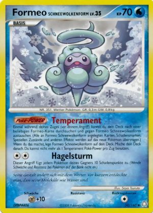 Castform Snow-Cloud Form - 50 - Erwachte Legenden
