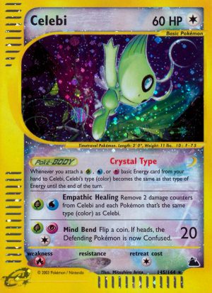 Celebi - 145/144 - Skyridge|Celebi - 145/144 - Reverse holo - Skyridge