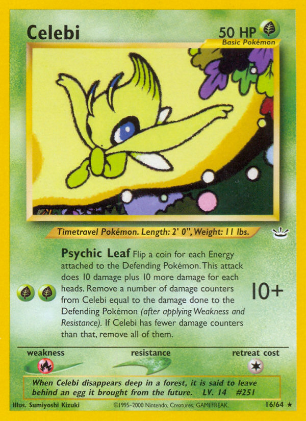 Celebi - Neo Revelation - Unlimited|Celebi - Neo Revelation - First Edition