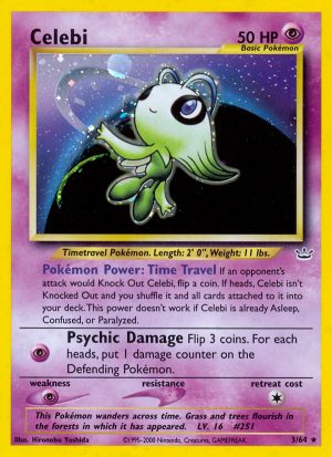 Celebi - Neo Revelation - Unlimited|Celebi - Neo Revelation - First Edition