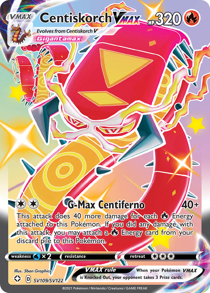 Centiskorch VMAX - SV109 - Shining Fates