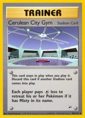 Cerulean City Gym - Gym Heroes - Unlimited|Cerulean City Gym - Gym Heroes - First Edition