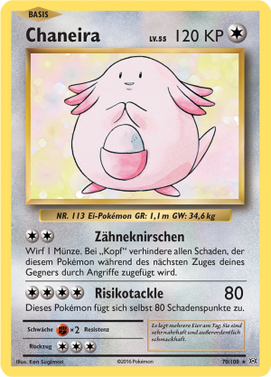 Chaneira - 70 - Evolution