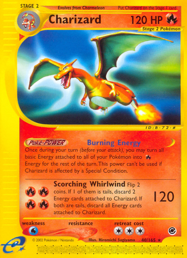 Charizard - Expedition Base set|Charizard - Expedition Base set - Reverse Holo