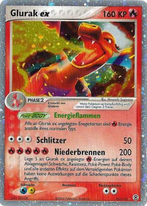 Charizard ex - 105 - Feuerrot & Blattgrun