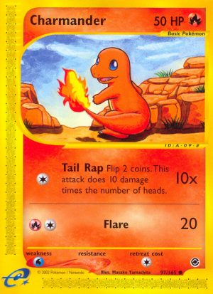 Charmander - Expedition Base set|Charmander - Expedition Base set - Reverse Holo