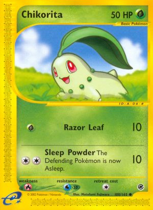 Chikorita - Expedition Base set|Chikorita - Expedition Base set - Reverse Holo