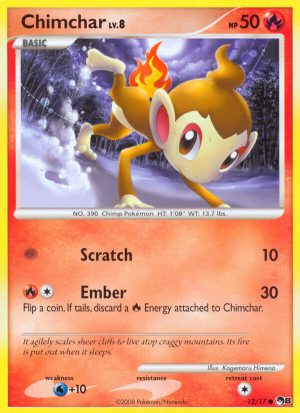 Chimchar - 12 - POP Series 8|Chimchar - 12 - holo - POP Series 8
