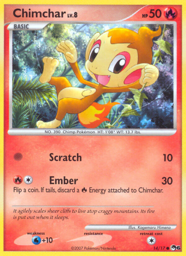 Chimchar - 14 - POP Series 6|Chimchar - 14 - holo - POP Series 6