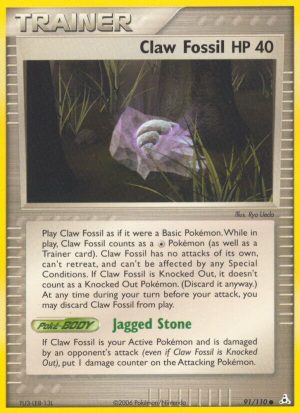 Claw Fossil - 91 - Holon Phantoms