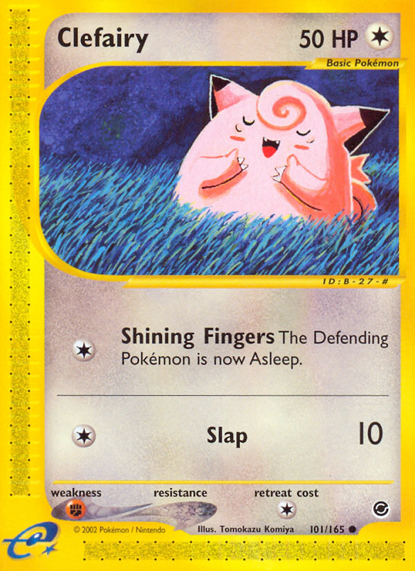 Clefairy - Expedition Base set|Clefairy - Expedition Base set - Reverse Holo