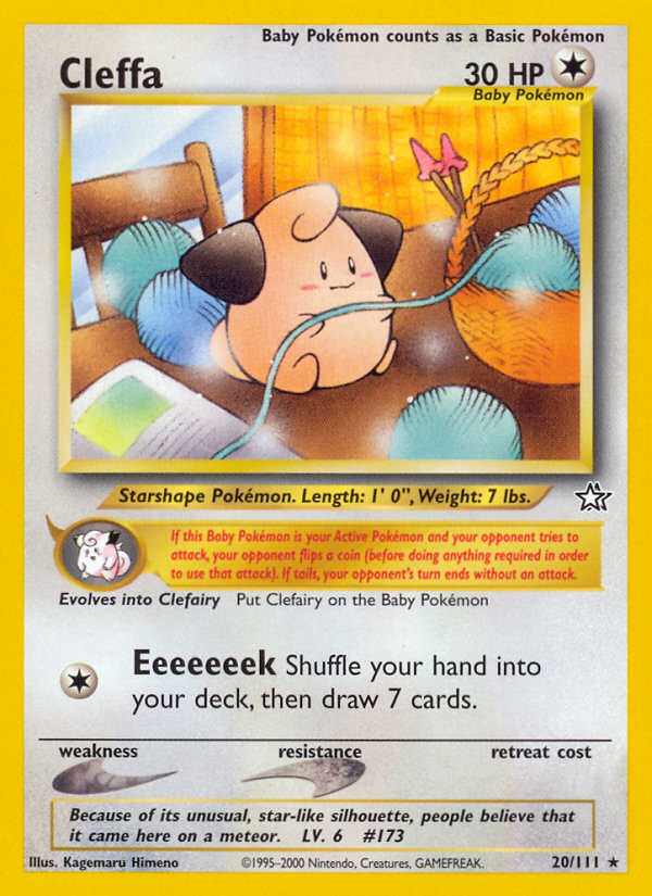 Cleffa 20/111 Wert, Bild, Künstler & Seltenheit Pokemonkarte.de