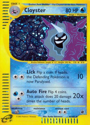 Cloyster - Expedition Base set|Cloyster - Expedition Base set - Reverse Holo