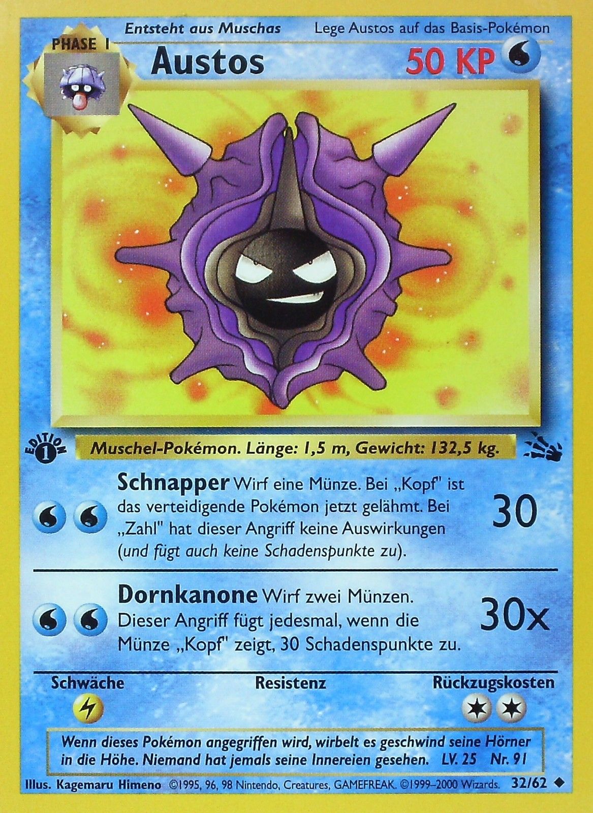 Cloyster - 32 - Fossil