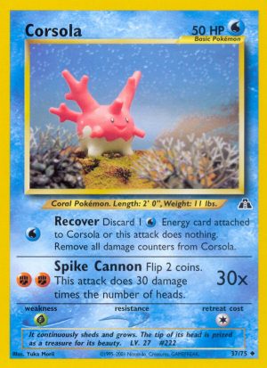 Corsola - Neo Discovery - Unlimited|Corsola - Neo Discovery - First Edition