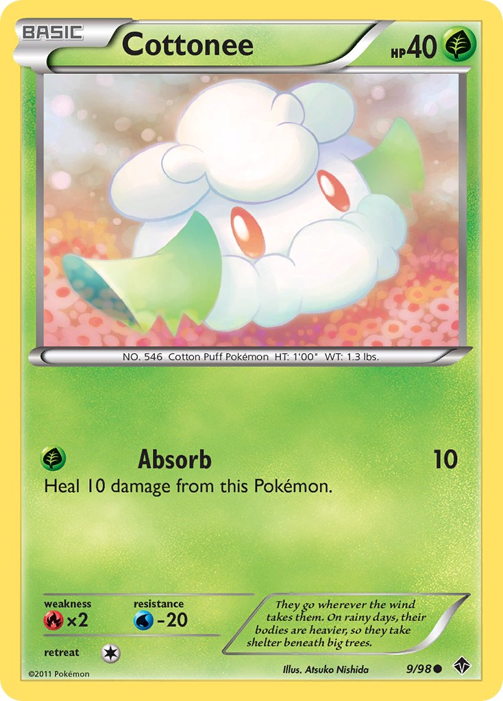 Cottonee - 9 - Emerging Powers|Cottonee - 9 - reverse holo - Emerging Powers