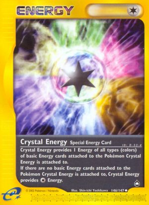 Crystal Energy - 146/147 - Aquapolis|Crystal Energy - 146/147 - Reverse holo - Aquapolis