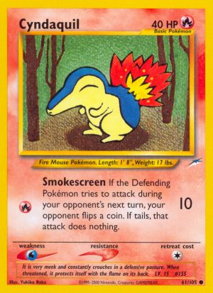 Cyndaquil - Neo Destiny - Unlimited|Cyndaquil - Neo Destiny - First Edition