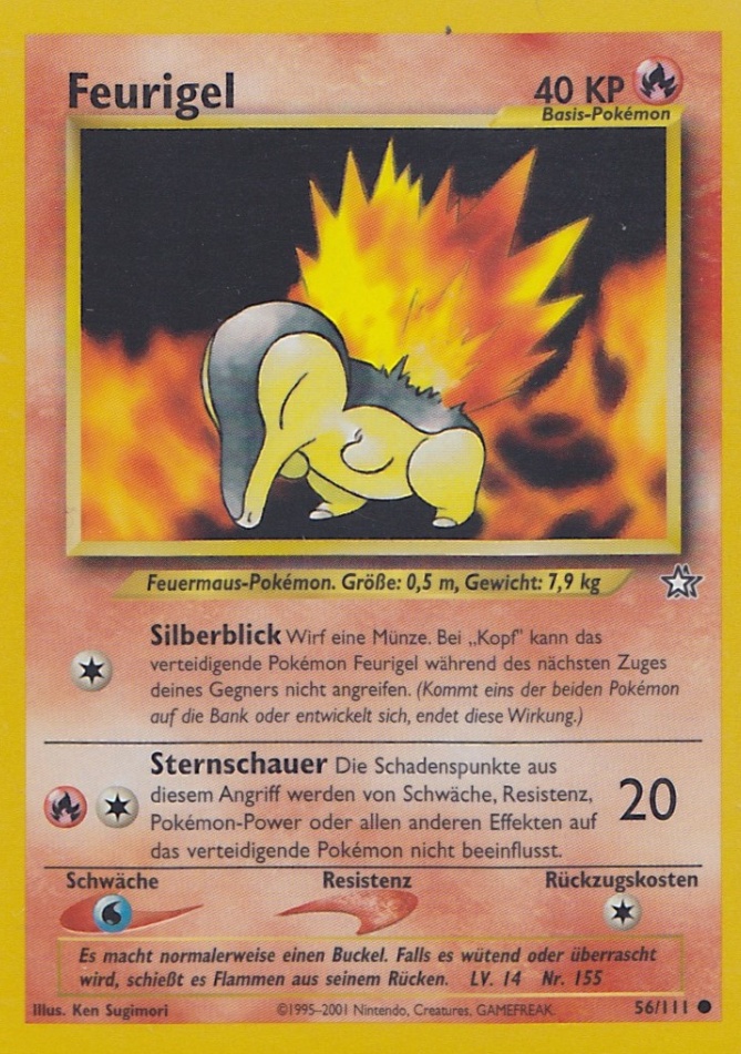 Cyndaquil - 56 - Neo Genesis