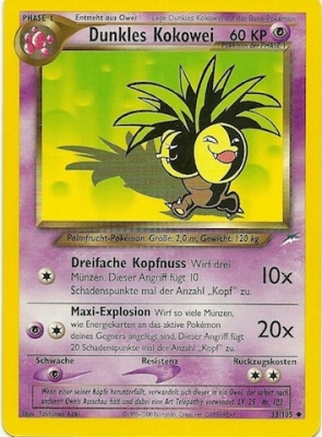 Dark Exeggutor - 33 - Neo Destiny