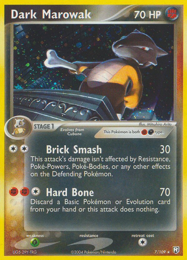 Dark Marowak - 7 - Team Rocket Returns|Dark Marowak - 7 - non-holo - Team Rocket Returns