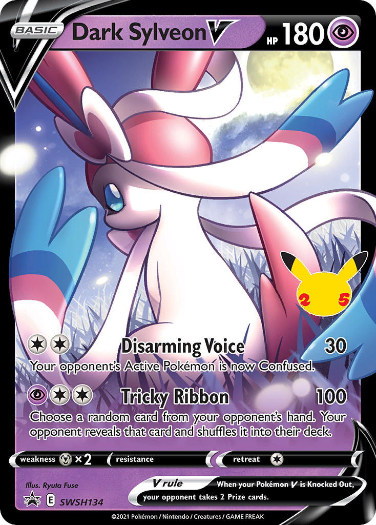 Dark Sylveon V - SWSH134 - Sword & Shield Promos