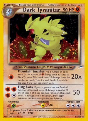 Dark Tyranitar - Neo Destiny - Unlimited|Dark Tyranitar - Neo Destiny - First Edition