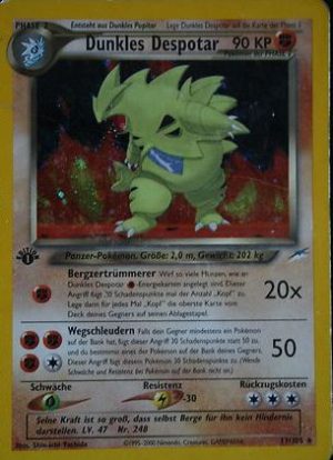 Dark Tyranitar - 11 - Neo Destiny